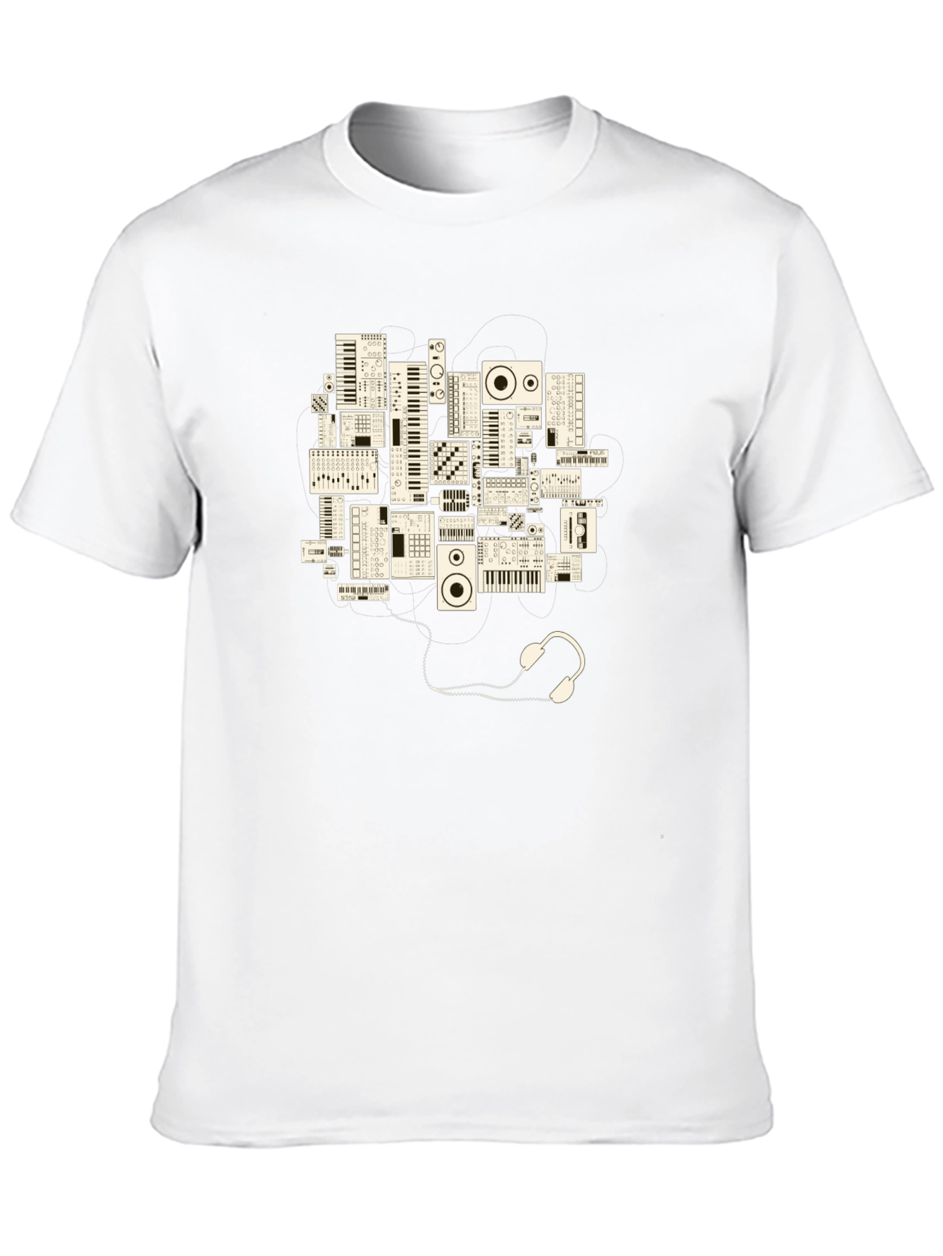 Synth Head T-Shirt - Music Producer Tee