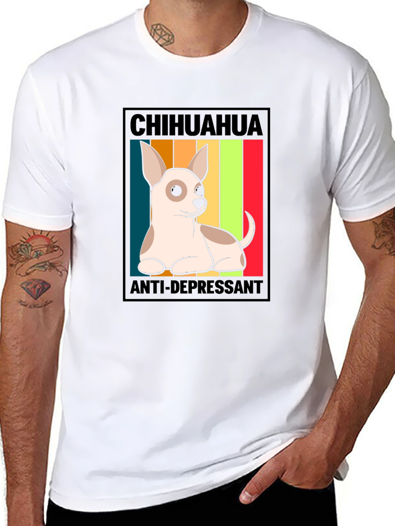 Chihuahua Anti-Depressant Graphic Tee