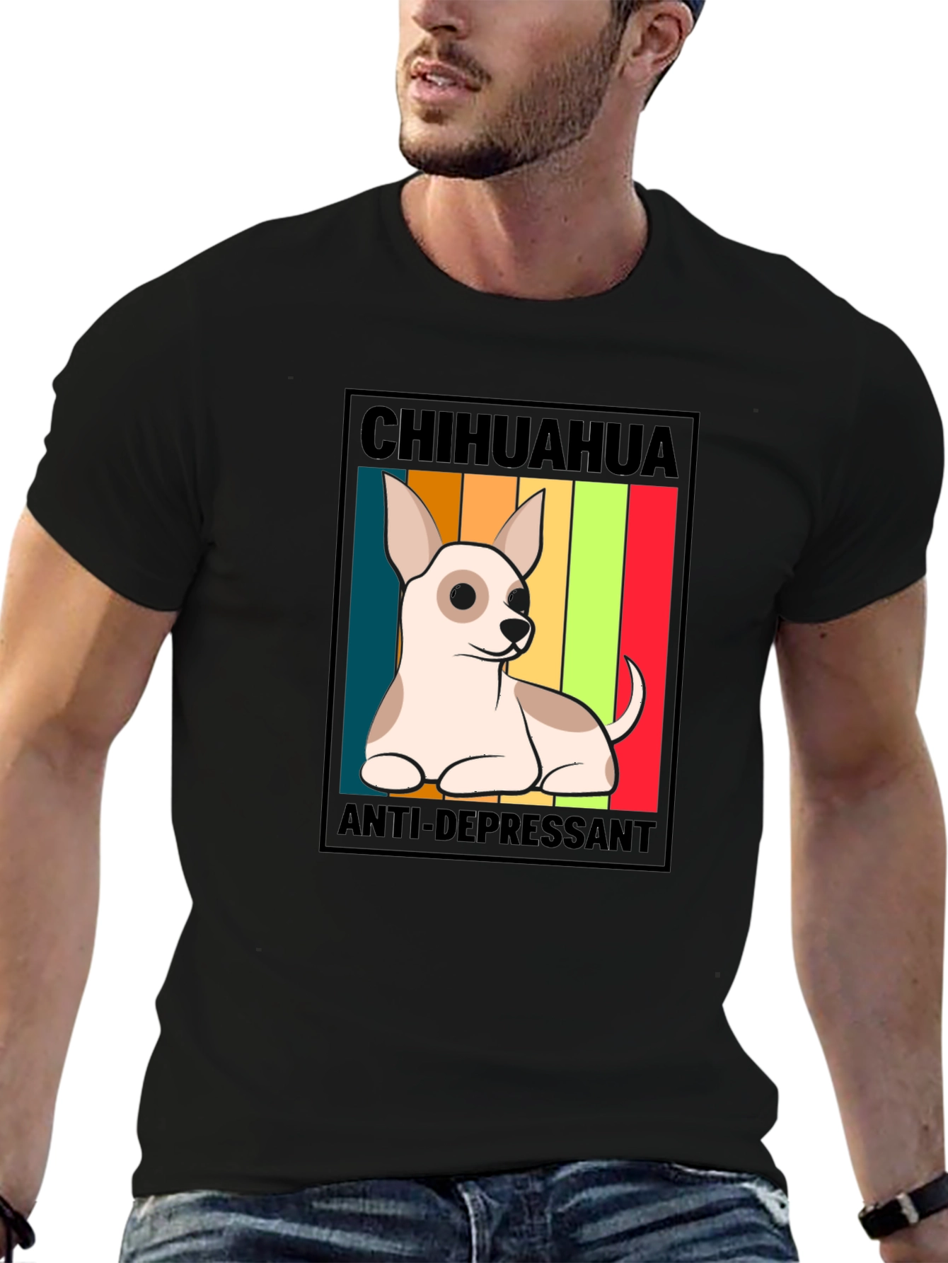 Chihuahua Anti-Depressant Graphic Tee