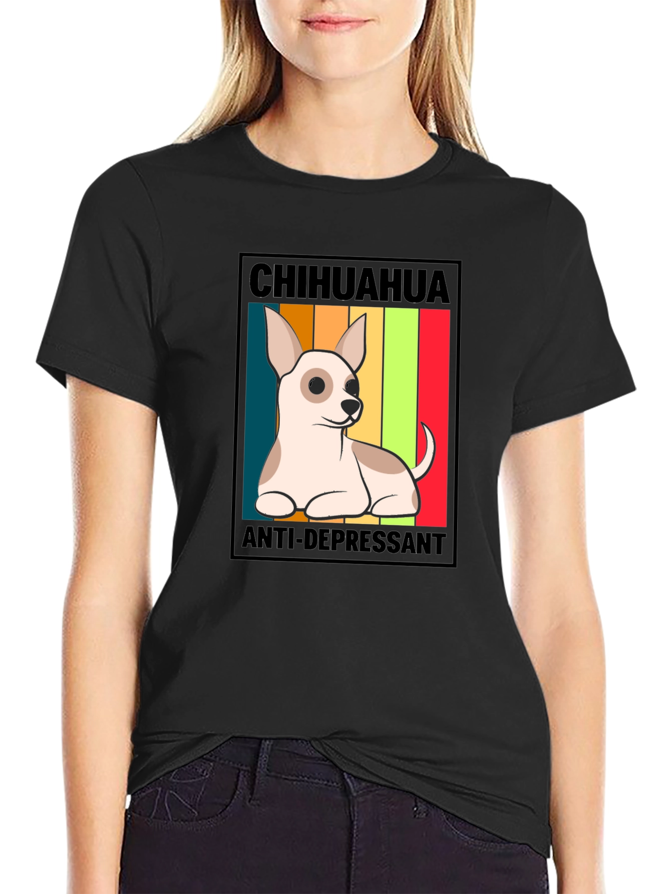 Chihuahua Anti-Depressant Graphic Tee