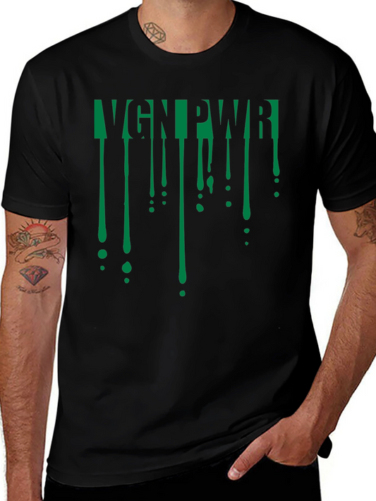 VGN PWR Black Graphic Tee