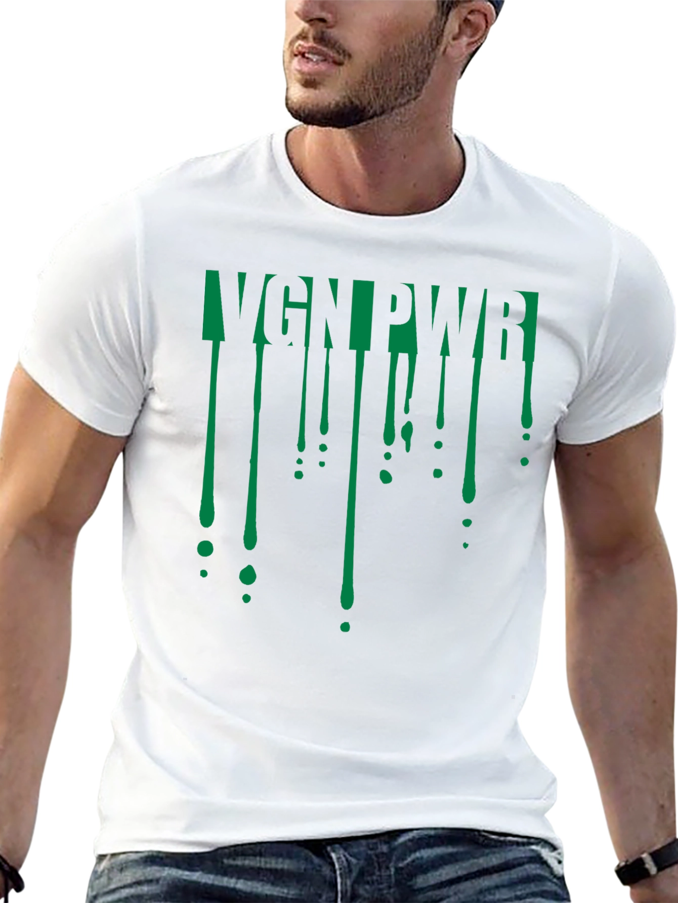 VGN PWR Black Graphic Tee