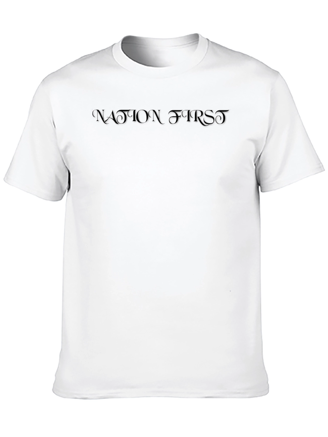 Nation First Graphic Tee - Mens Black T-Shirt