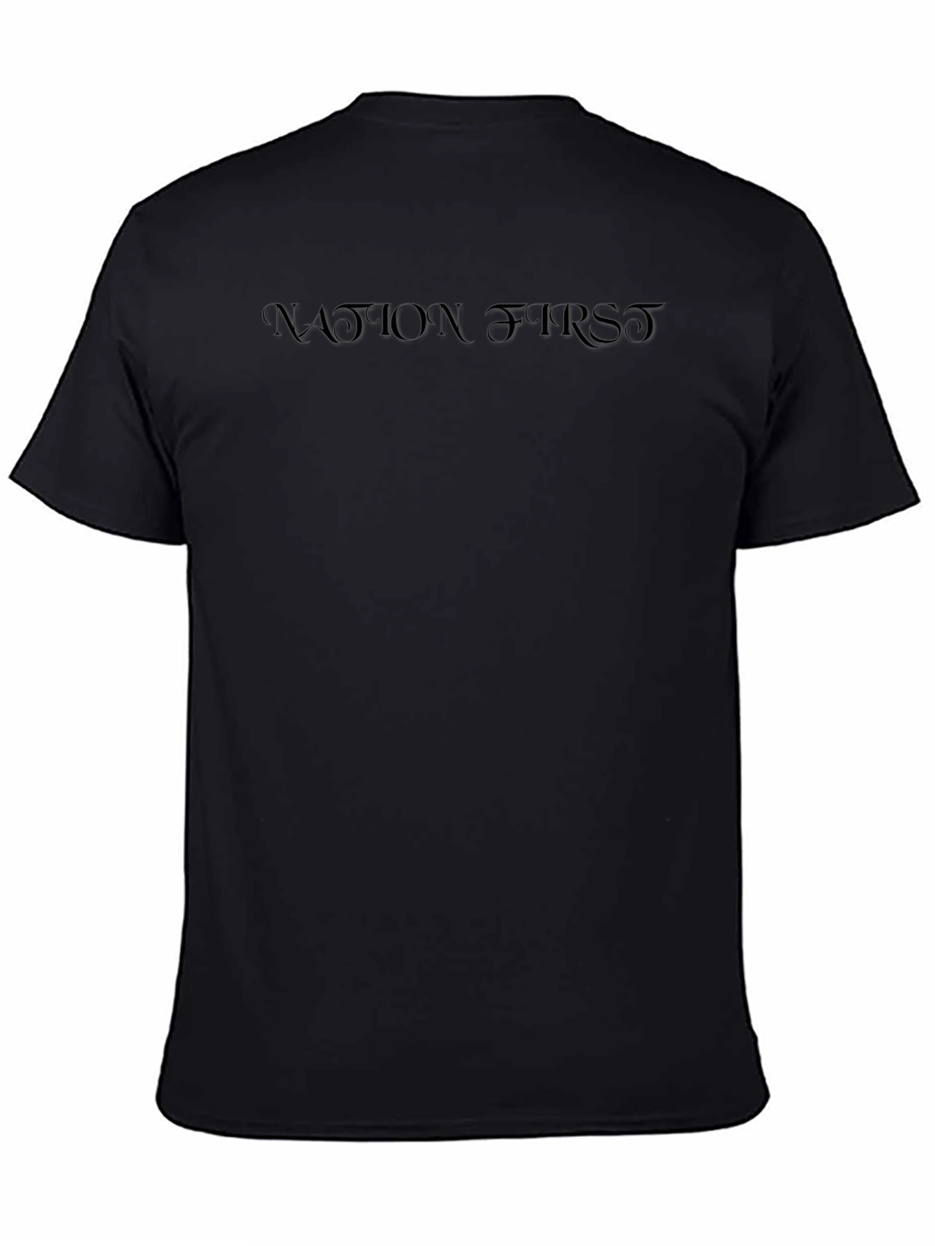 Nation First Graphic Tee - Mens Black T-Shirt