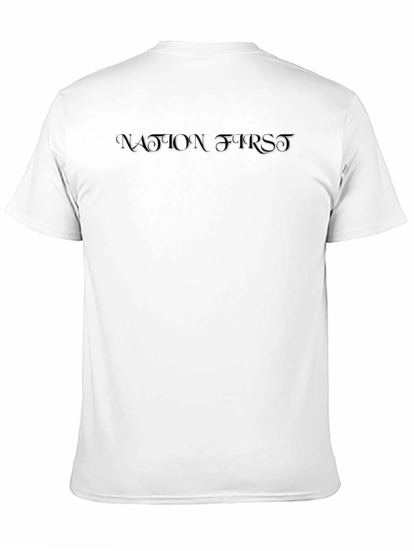 Nation First Graphic Tee - Mens Black T-Shirt
