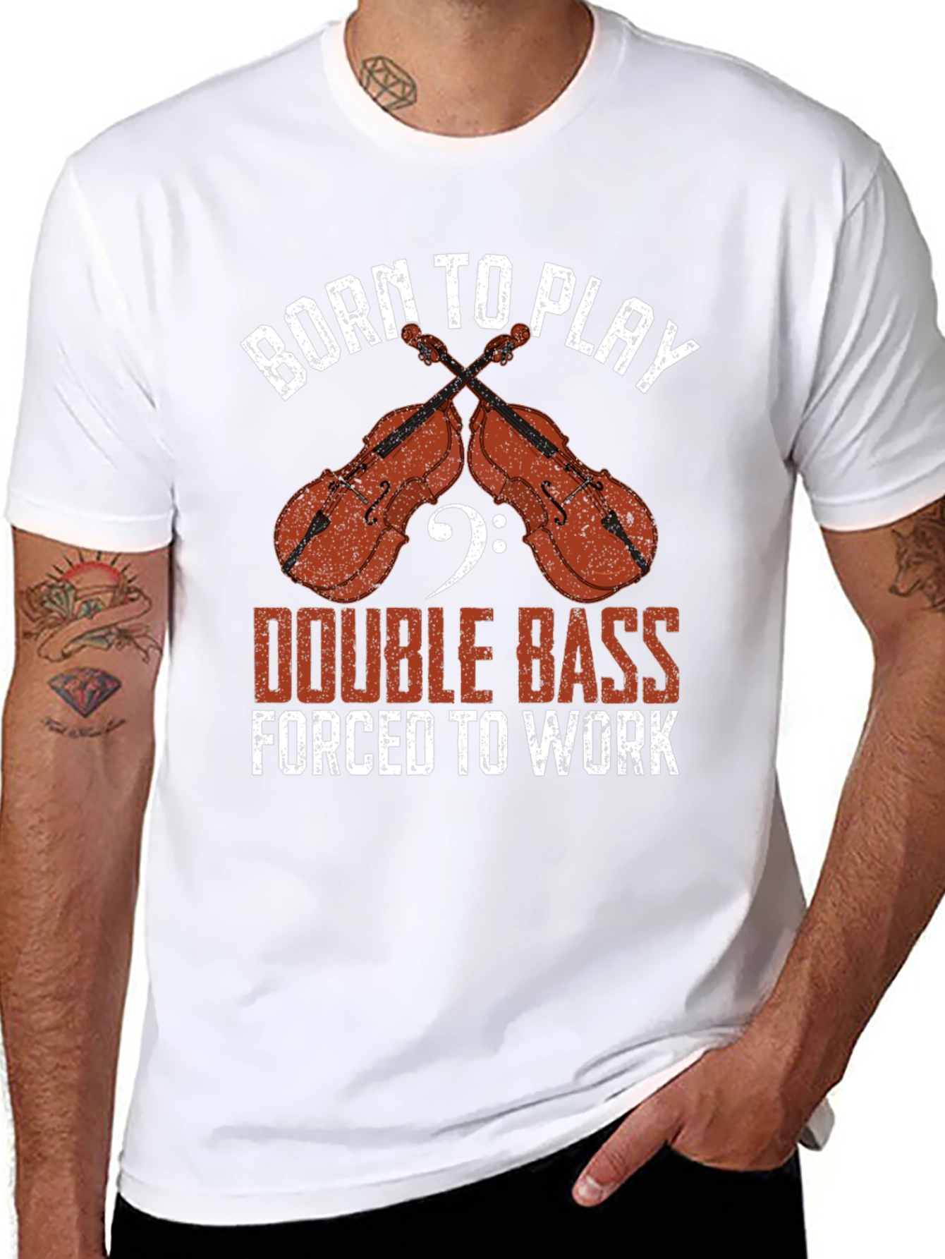 Born to Play Double Bass T-Shirt