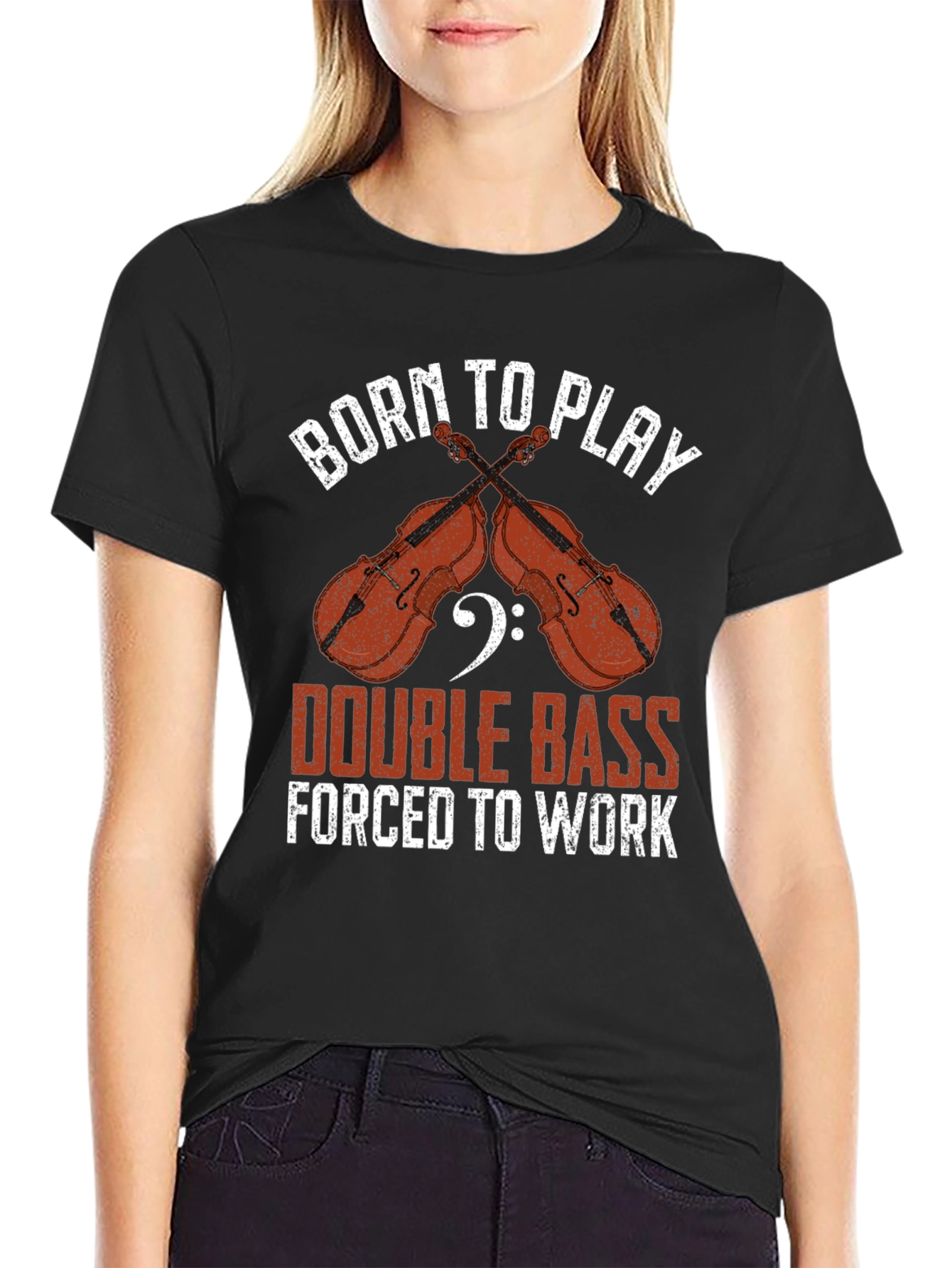 Born to Play Double Bass T-Shirt