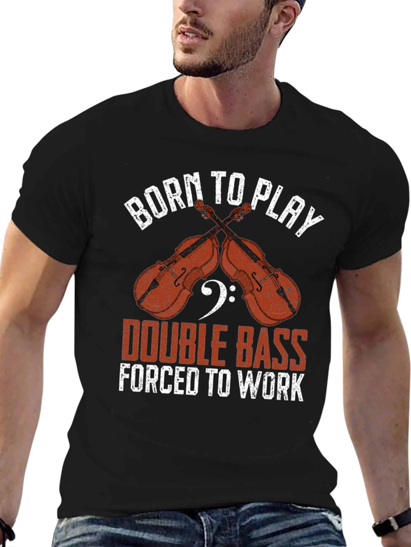 Born to Play Double Bass T-Shirt