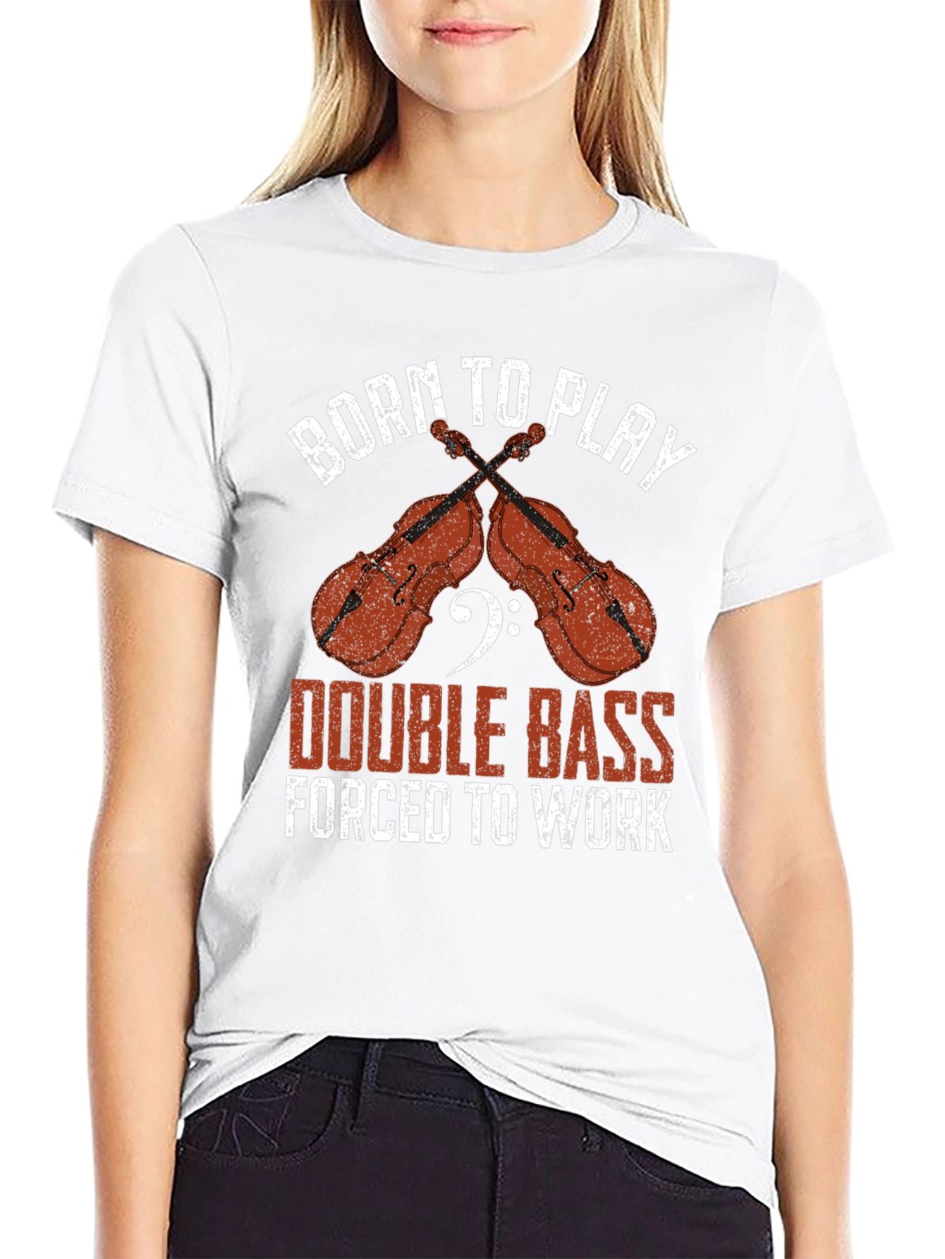 Born to Play Double Bass T-Shirt