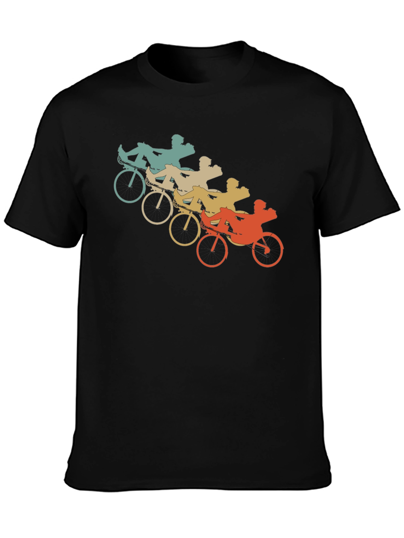 Retro Recumbent Bike T-Shirt