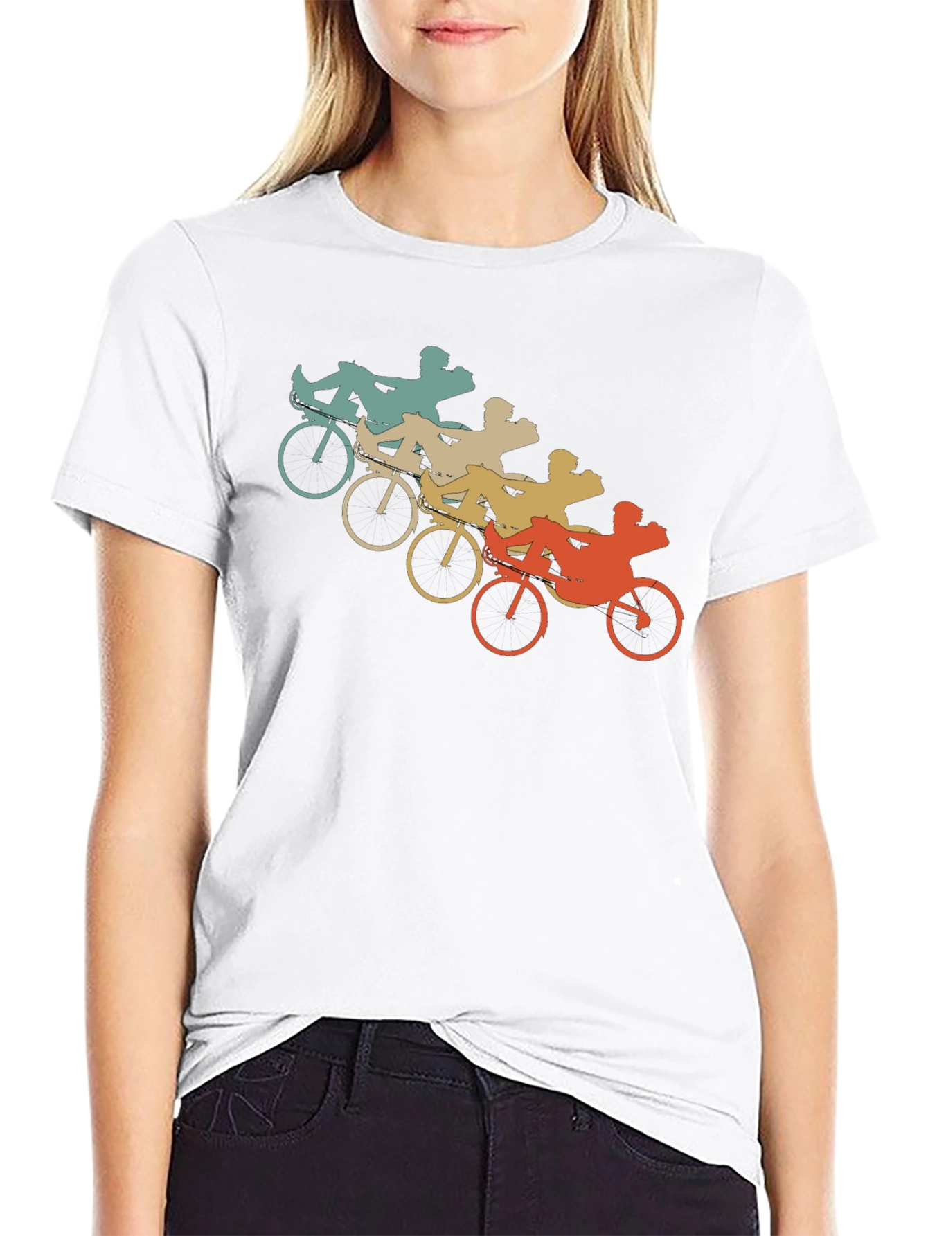 Retro Recumbent Bike T-Shirt