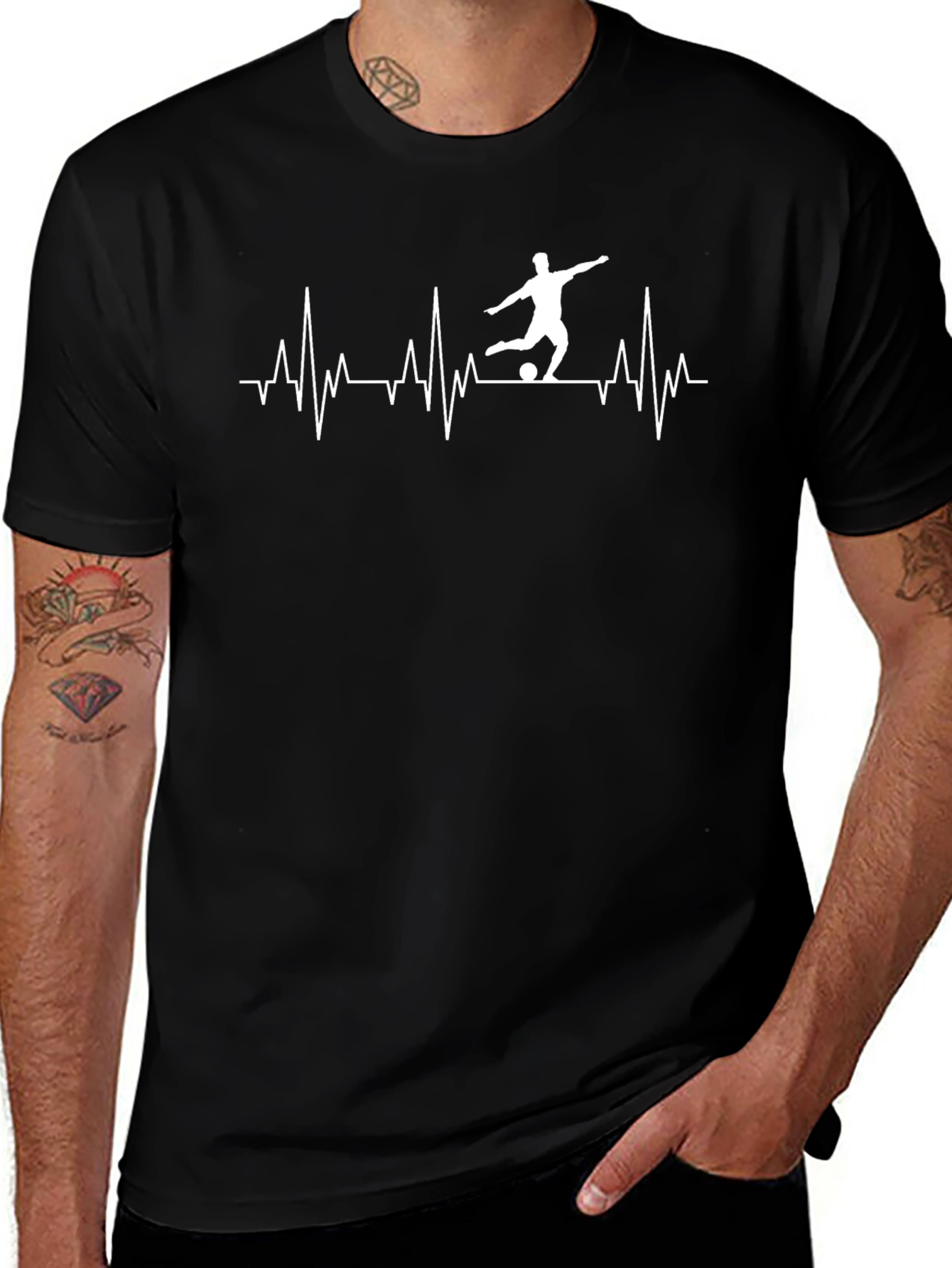 Soccer Heartbeat T-Shirt - Passion on Display
