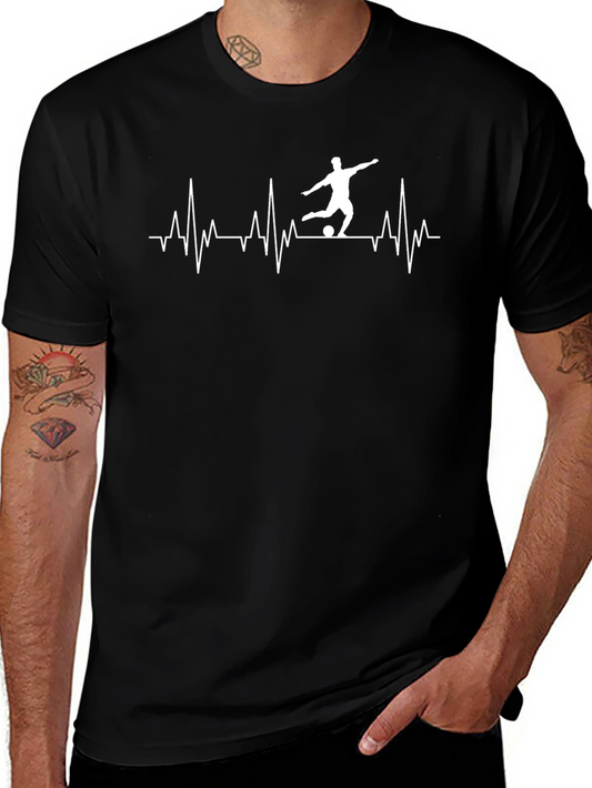 Soccer Heartbeat T-Shirt - Passion on Display