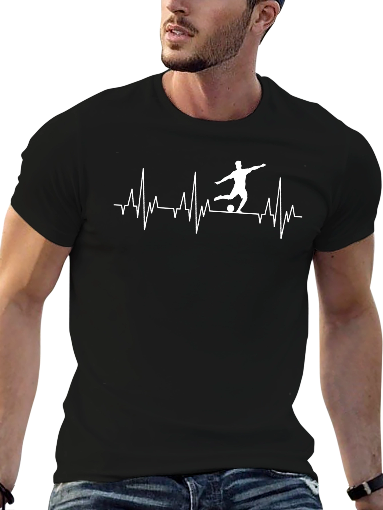 Soccer Heartbeat T-Shirt - Passion on Display