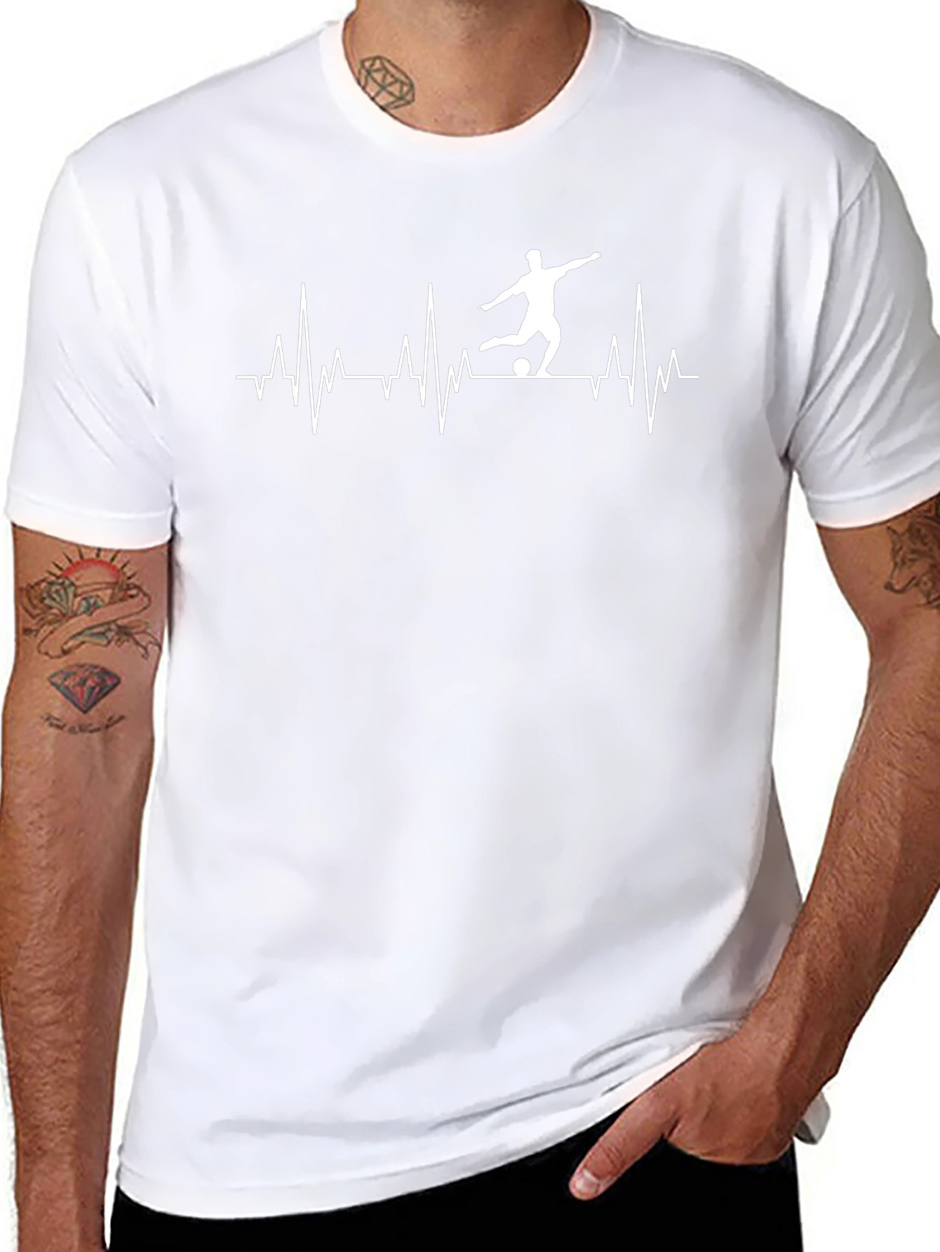 Soccer Heartbeat T-Shirt - Passion on Display