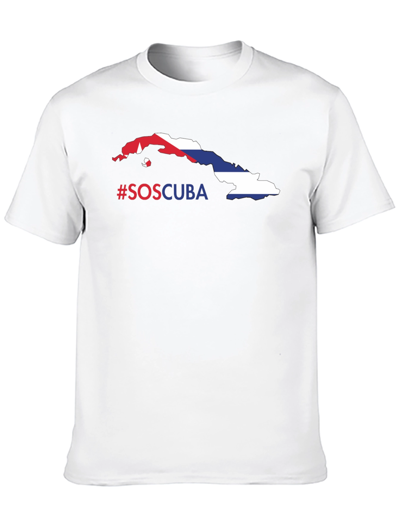 SOS Cuba Flag T-Shirt - Protest & Support