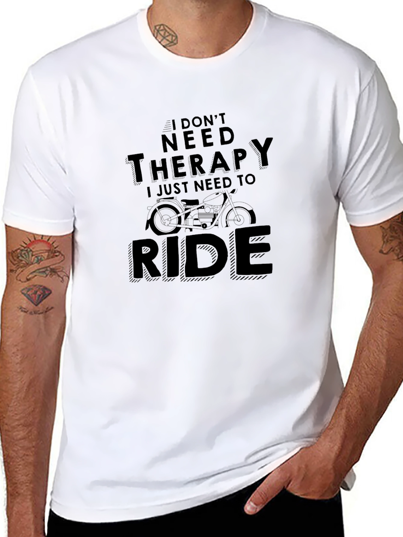 Therapy Ride T-Shirt - Biker Motivation