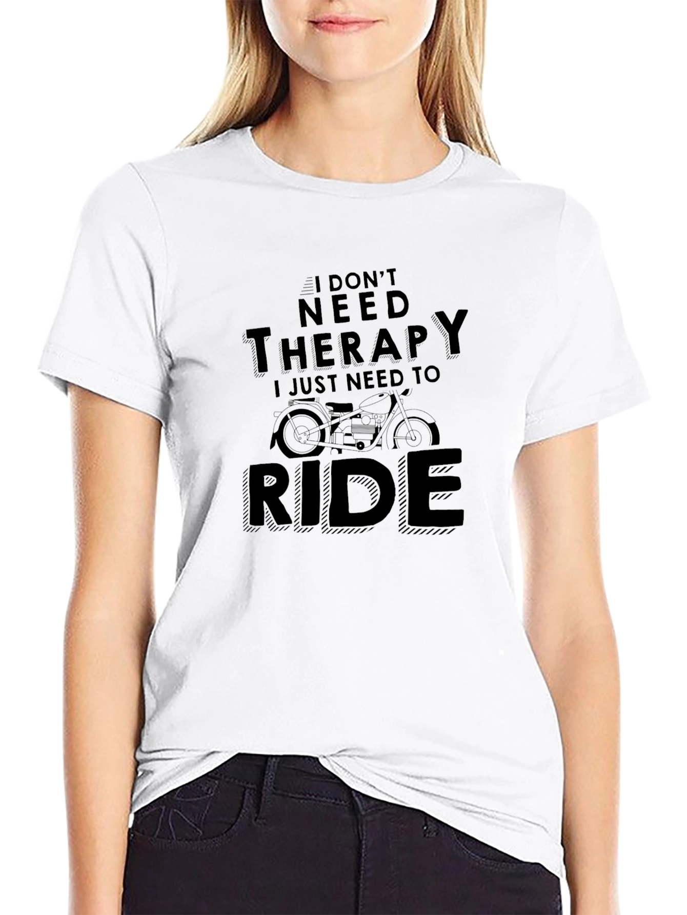 Therapy Ride T-Shirt - Biker Motivation