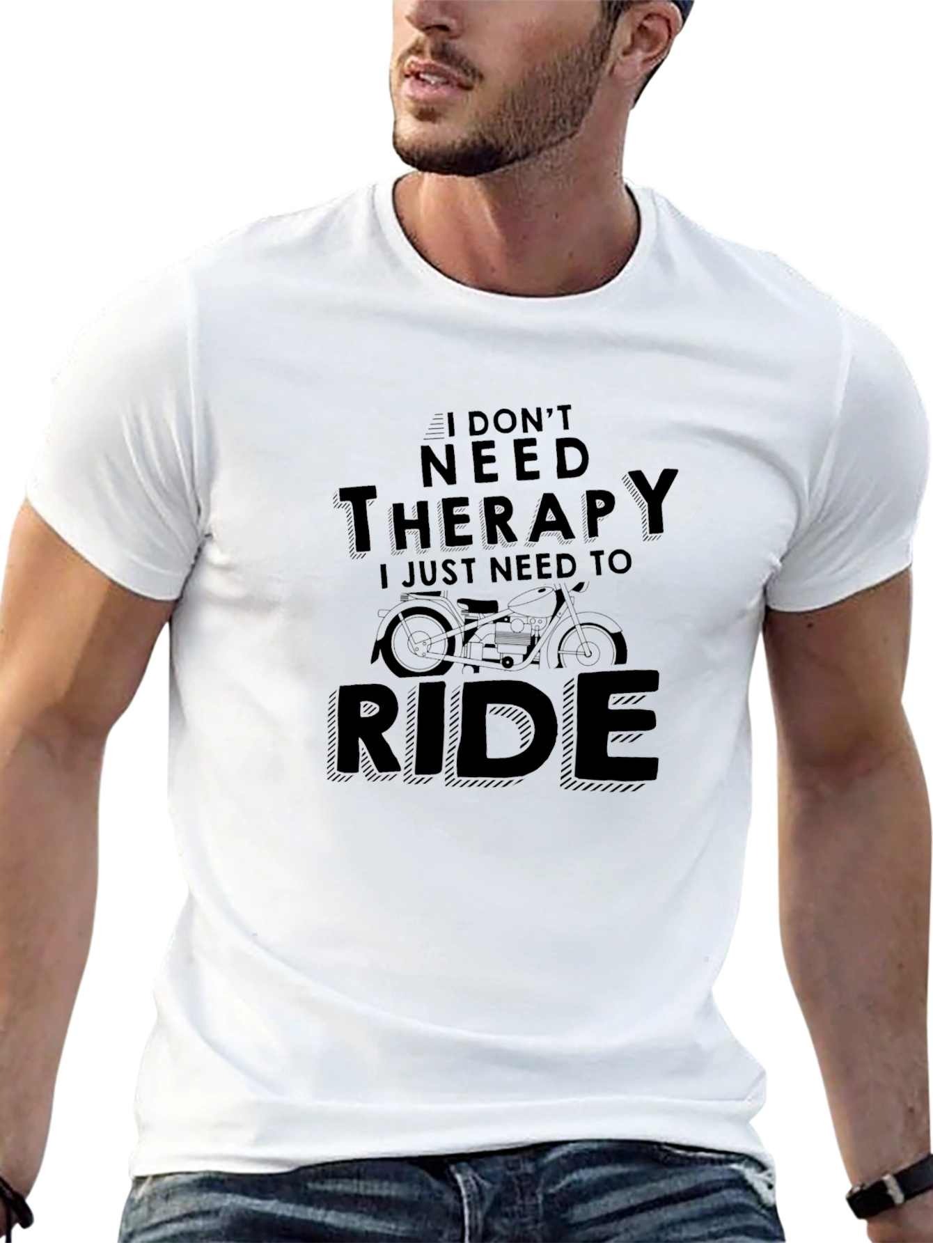 Therapy Ride T-Shirt - Biker Motivation
