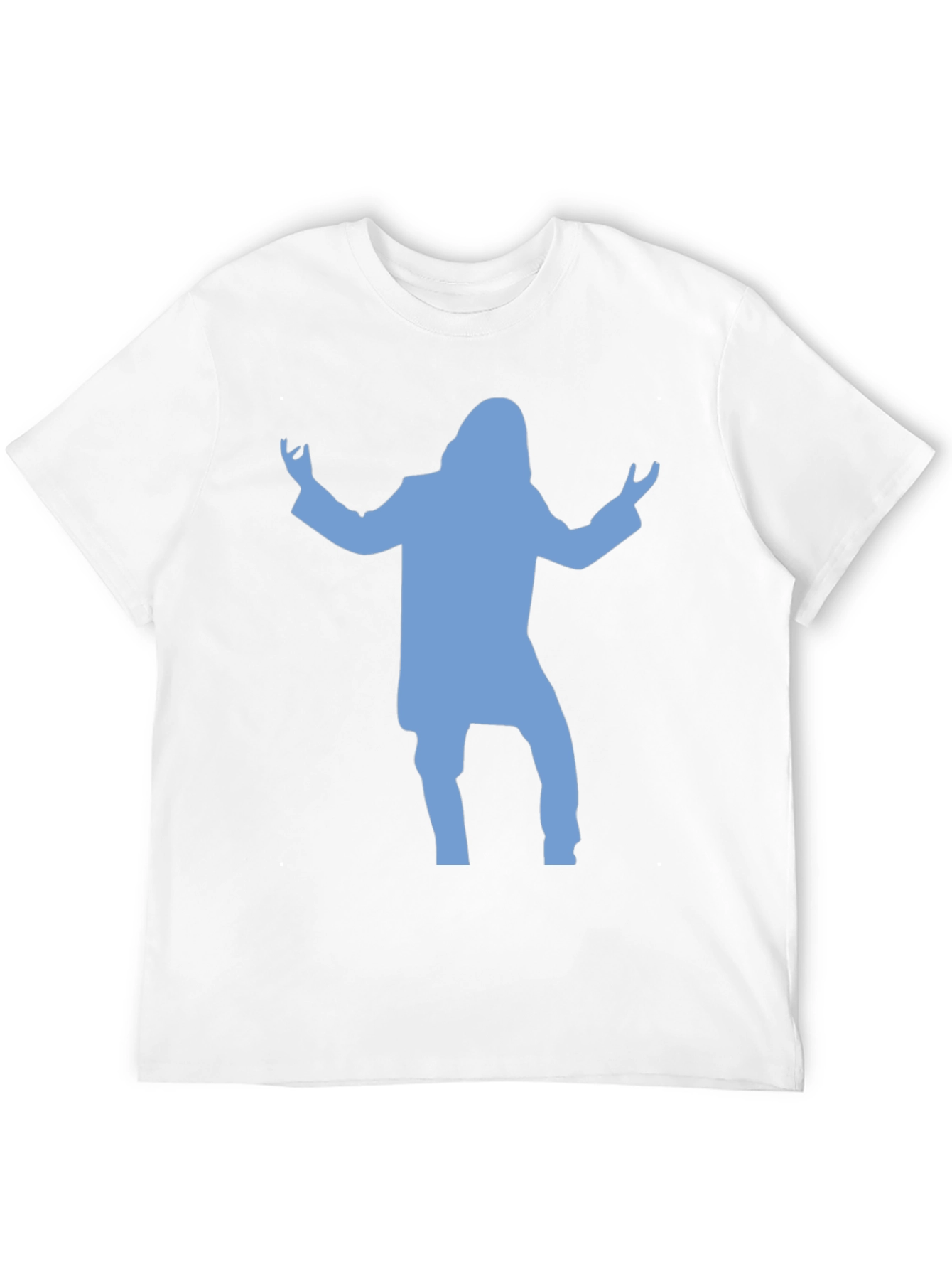 Silhouette T-Shirt - Black Cotton Blend Tee
