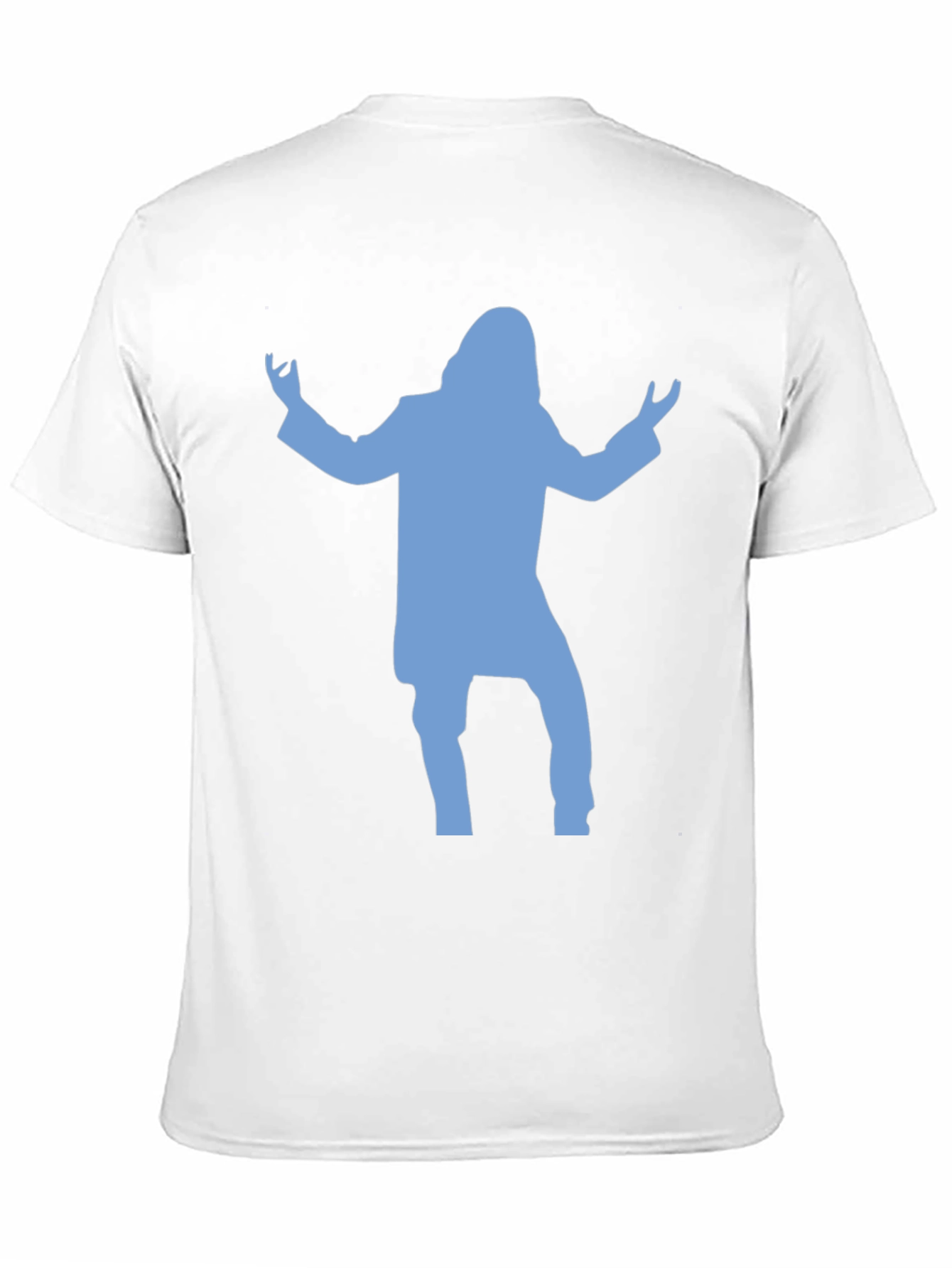 Silhouette T-Shirt - Black Cotton Blend Tee