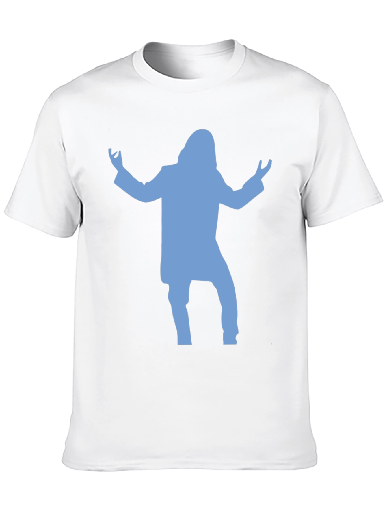Silhouette T-Shirt - Black Cotton Blend Tee
