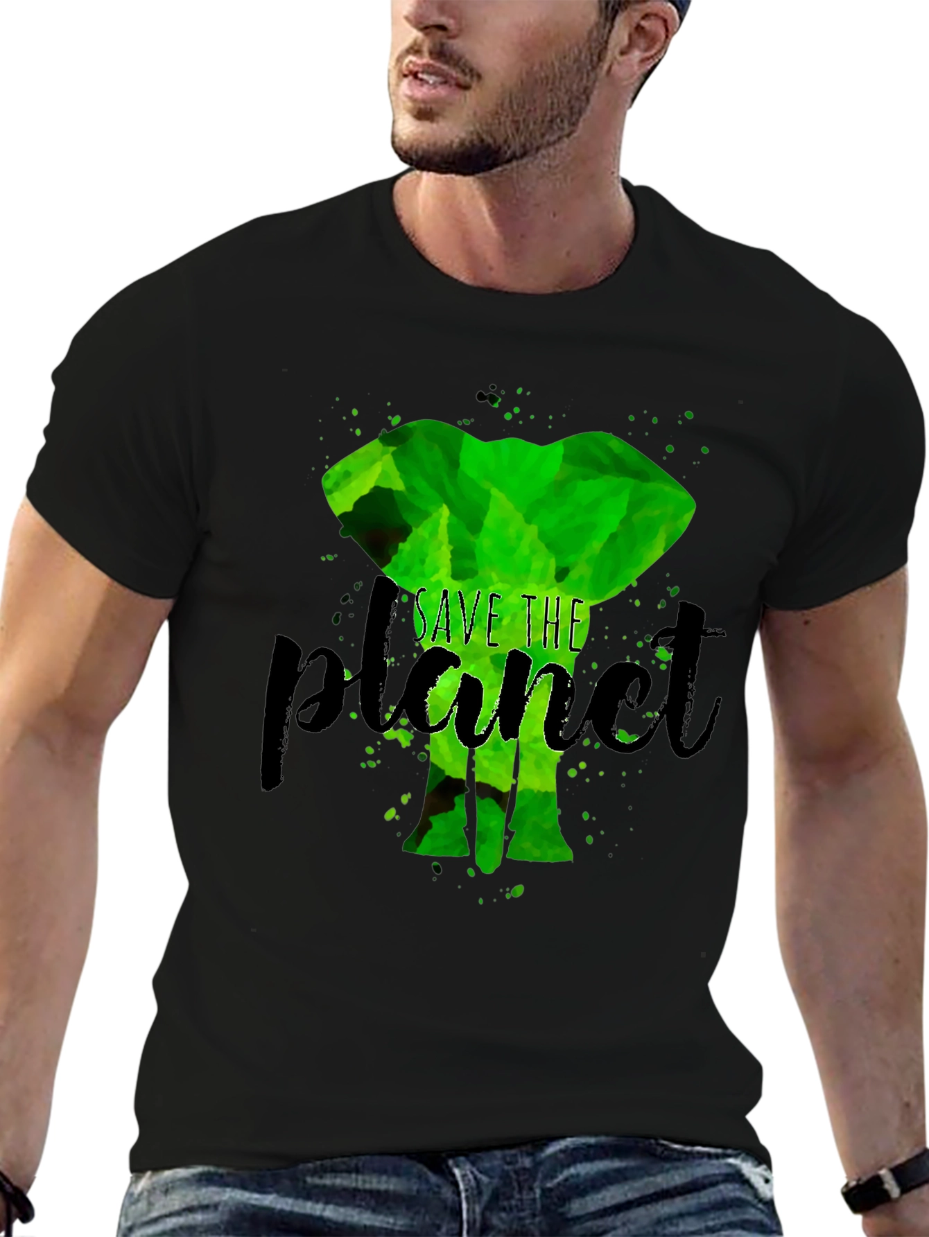 Eco-Friendly Save the Planet Elephant T-Shirt