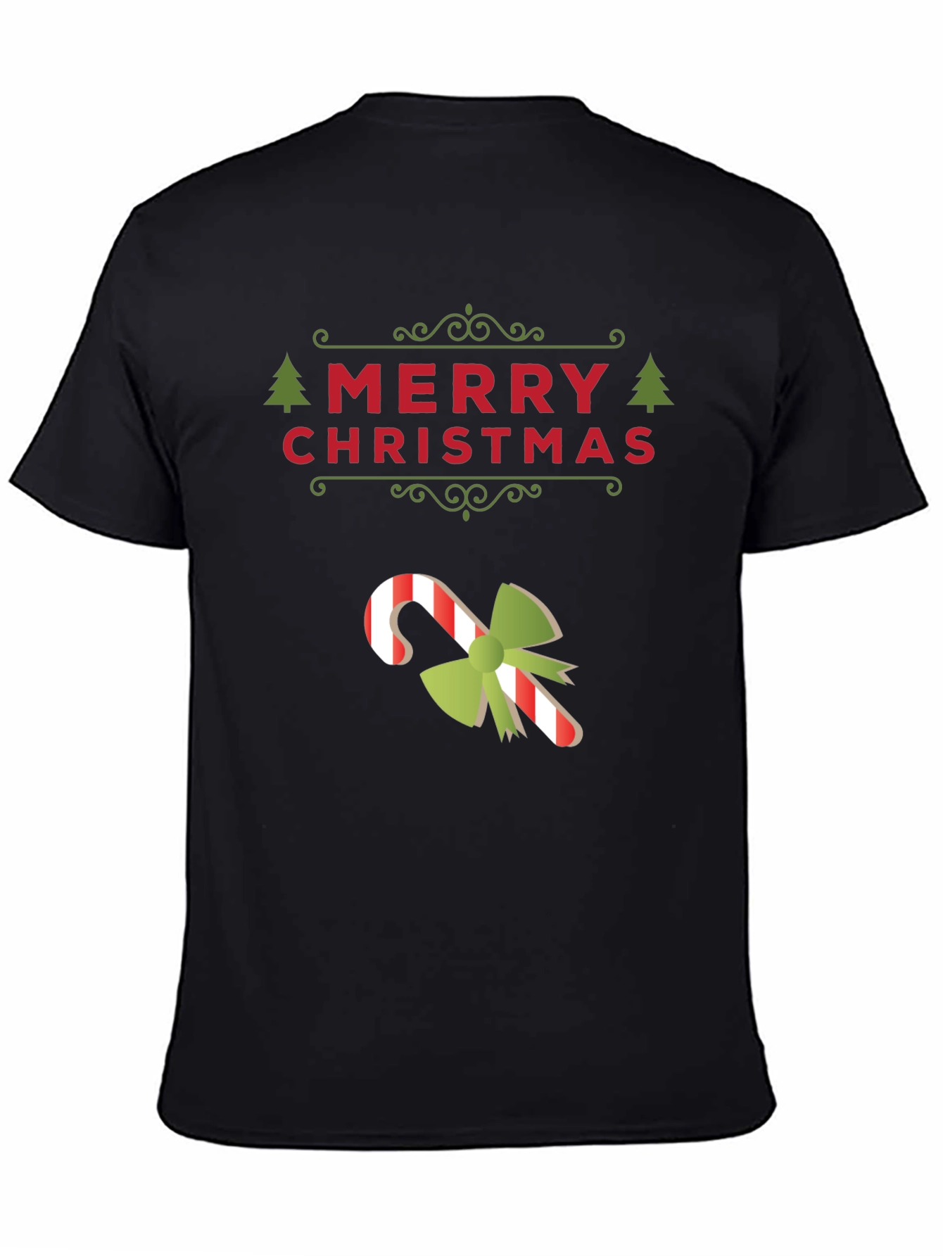 Merry Christmas Candy Cane Holiday T-Shirt