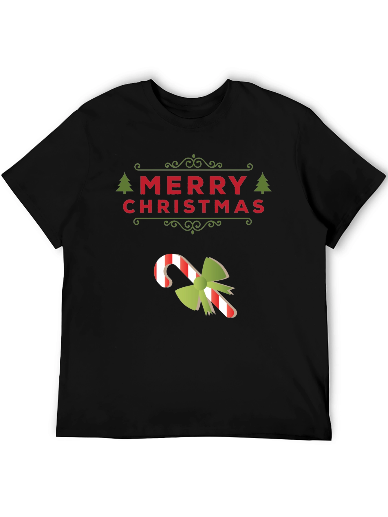 Merry Christmas Candy Cane Holiday T-Shirt