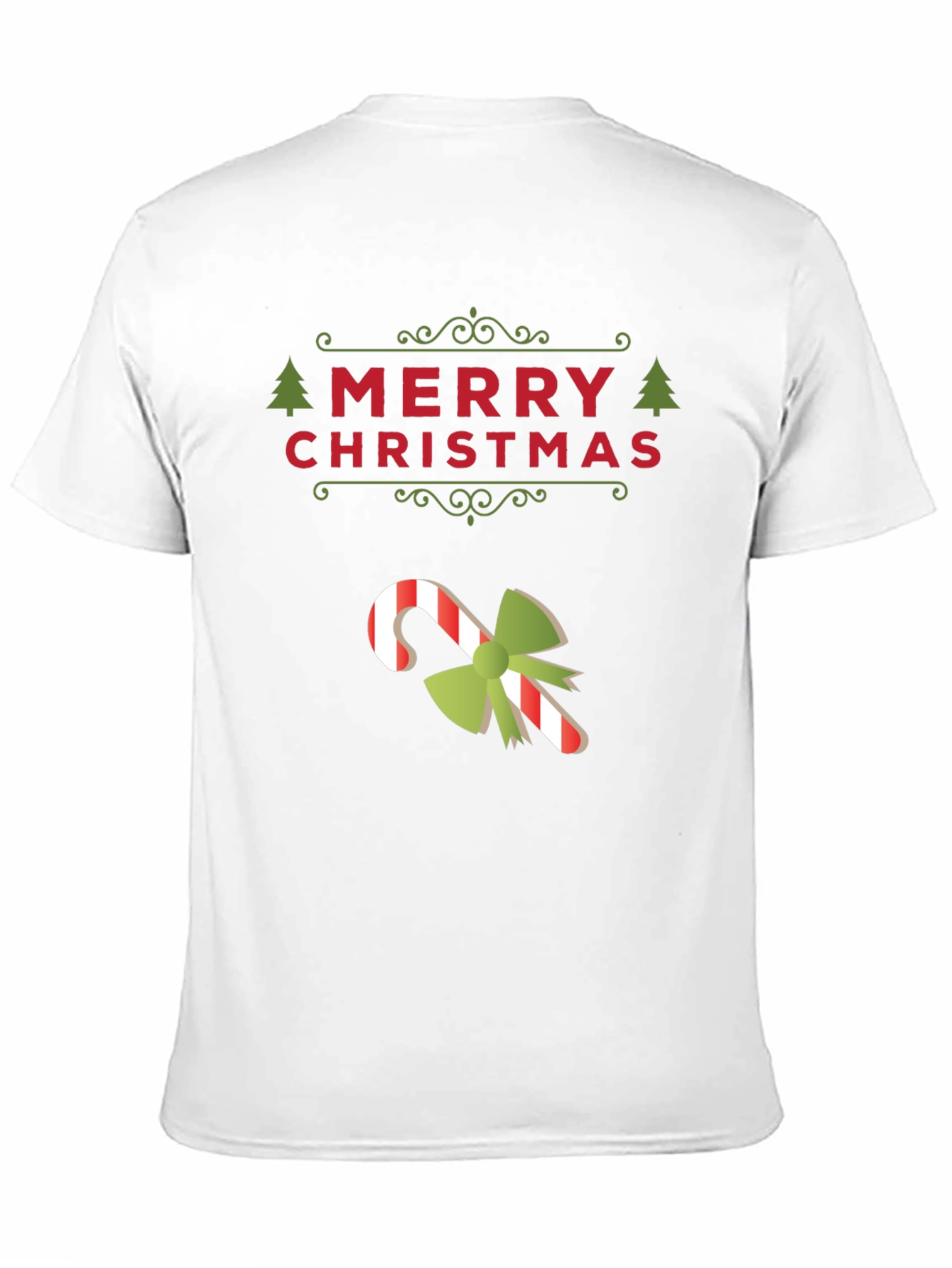 Merry Christmas Candy Cane Holiday T-Shirt
