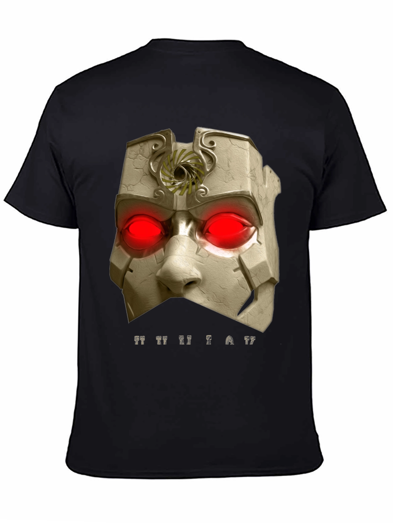 Mystic Mask Graphic Tee - Unique Art Shirt