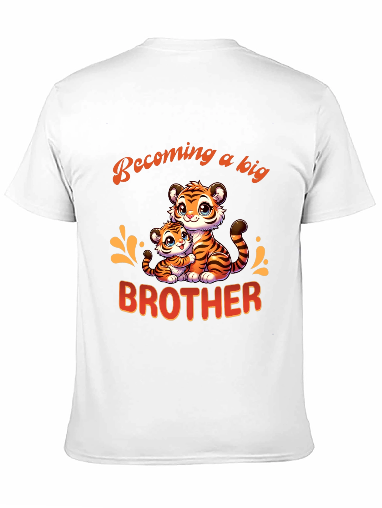 Becoming a Big Brother Tiger Graphic T-Shirt