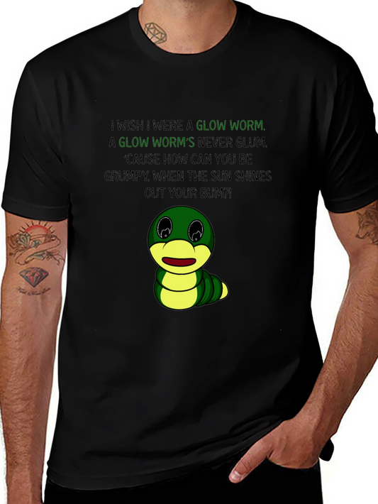 Glow Worm Graphic Tee - Shine Your Bum!