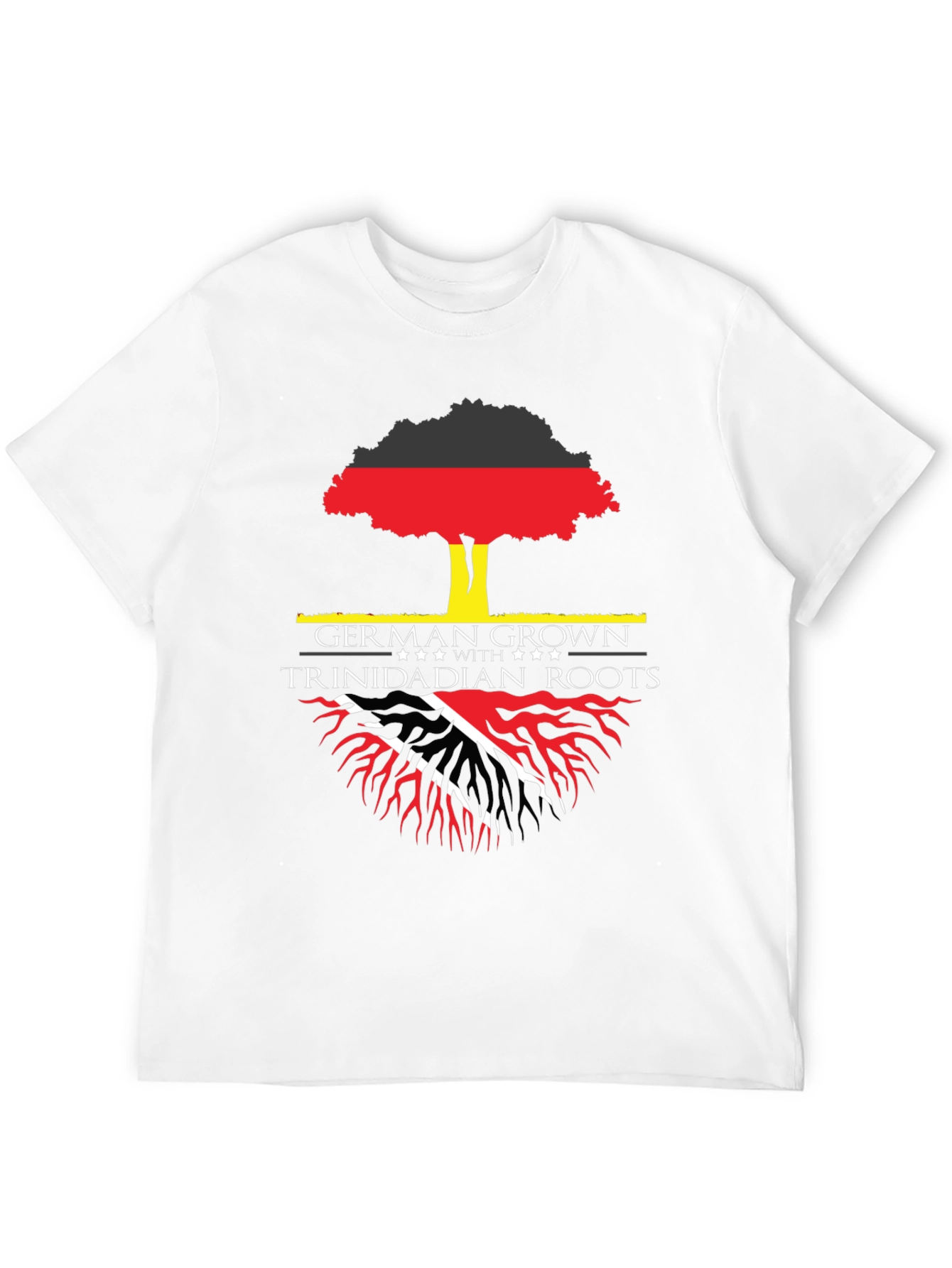 German Grown Trinidadian Roots Graphic T-Shirt