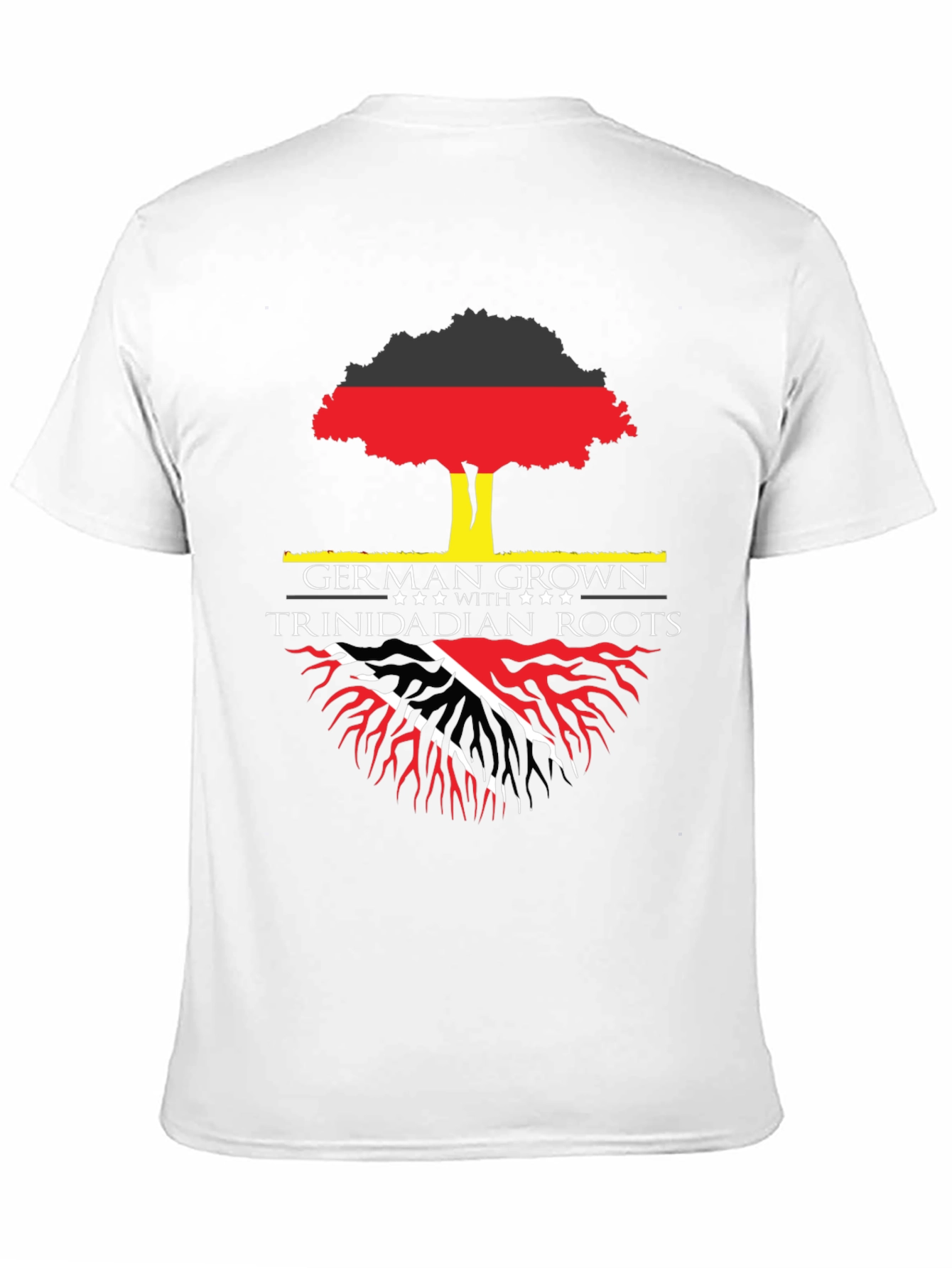German Grown Trinidadian Roots Graphic T-Shirt