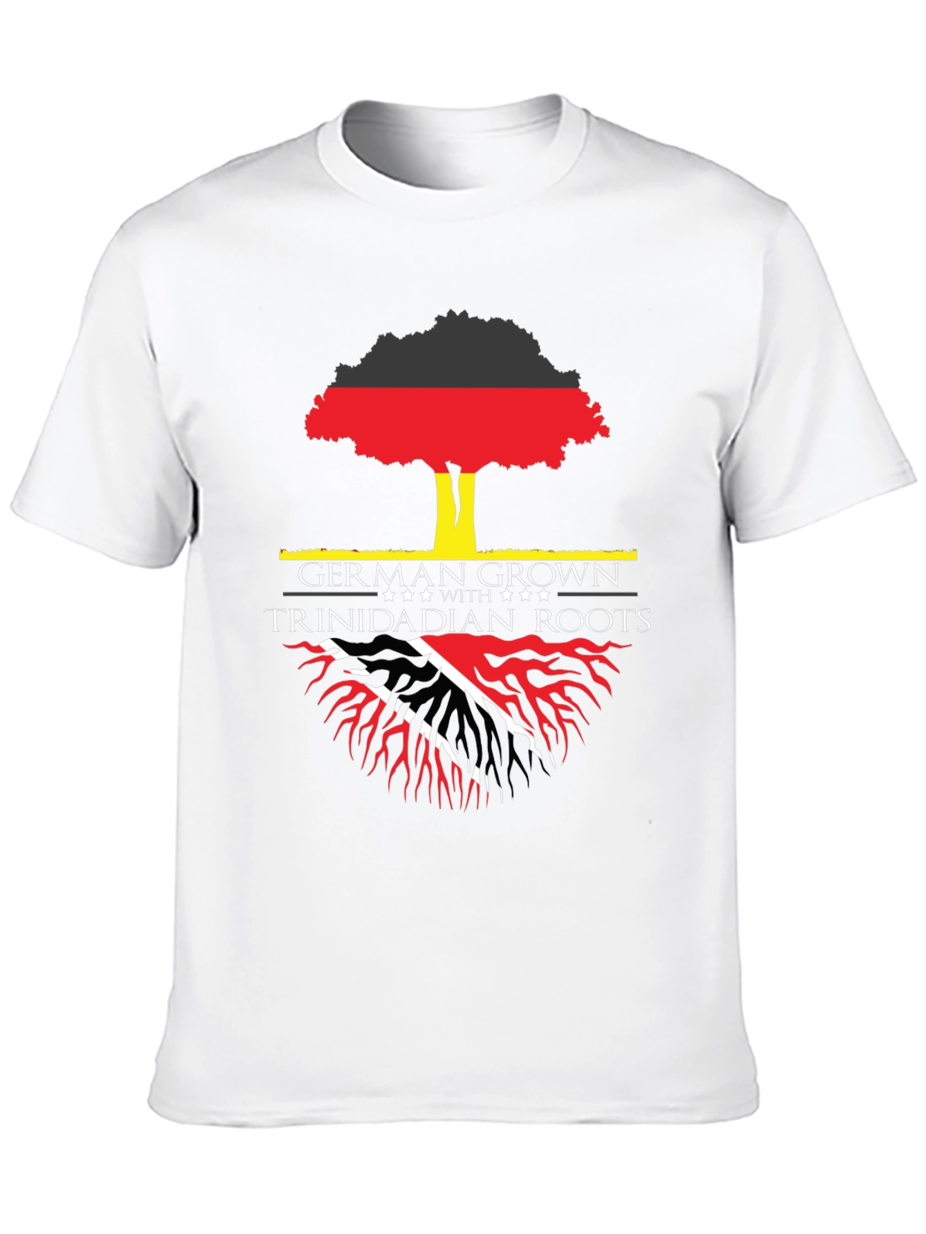 German Grown Trinidadian Roots Graphic T-Shirt
