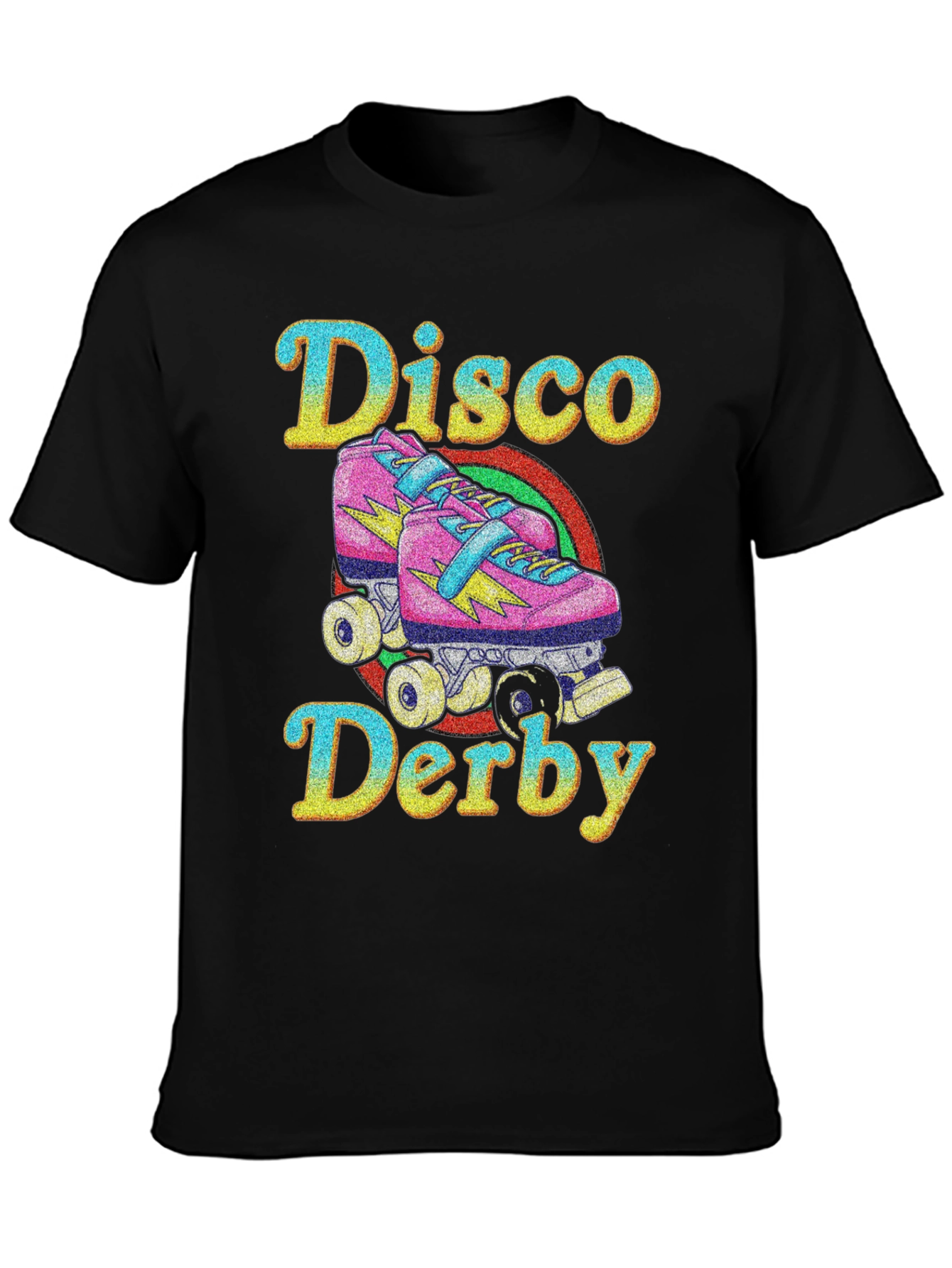 Disco Derby Roller Skate Graphic T-Shirt