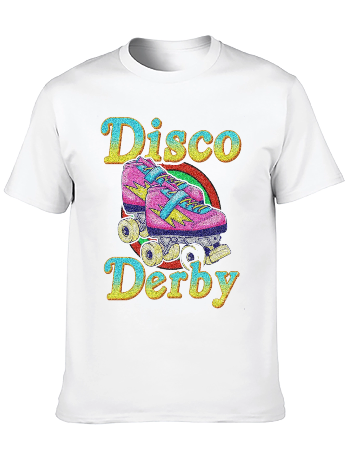 Disco Derby Roller Skate Graphic T-Shirt