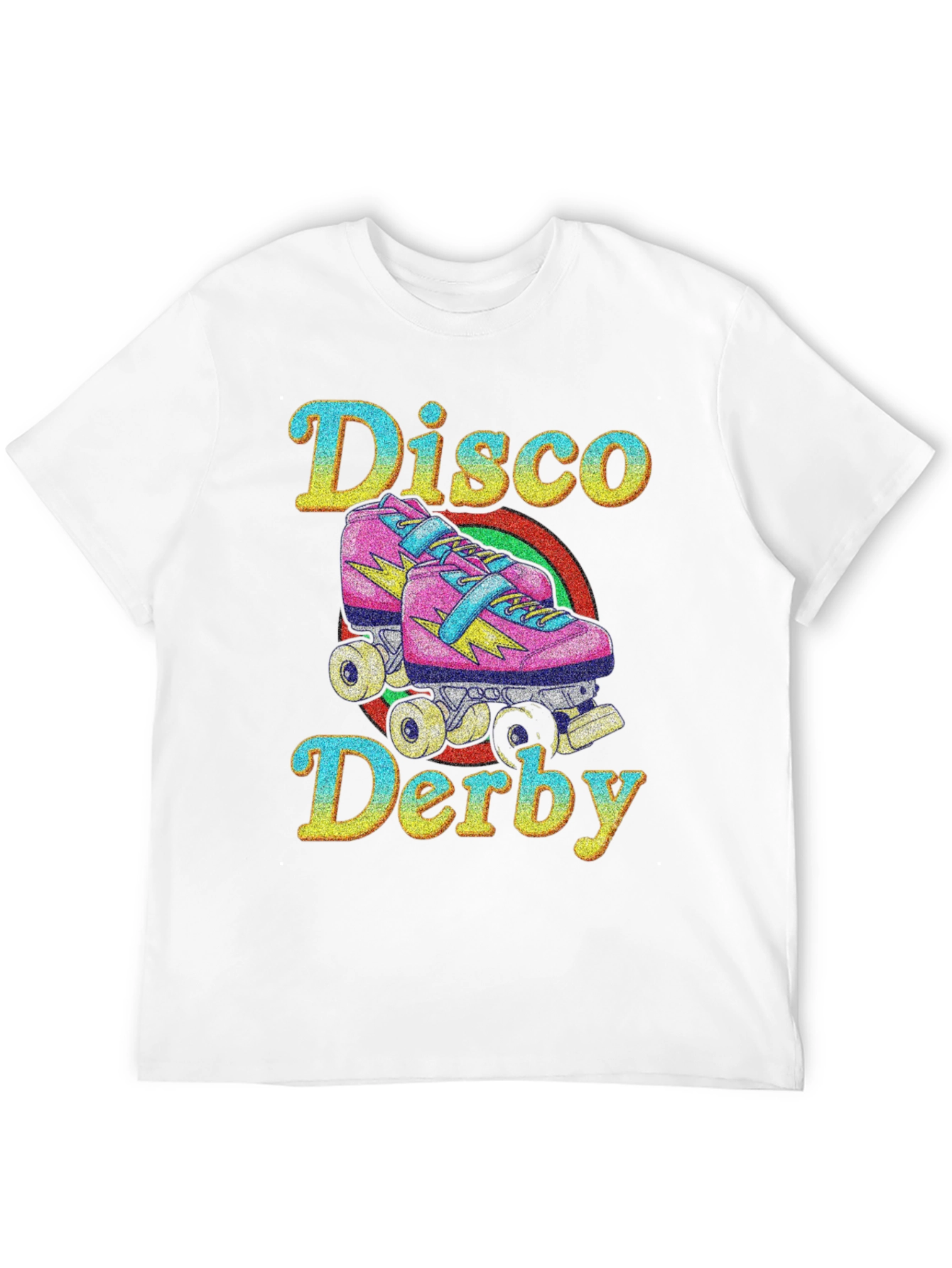 Disco Derby Roller Skate Graphic T-Shirt
