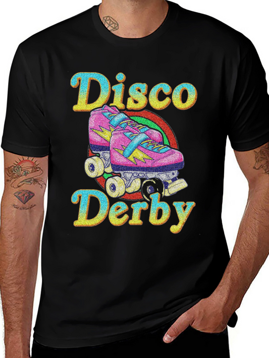 Disco Derby Roller Skate Graphic T-Shirt