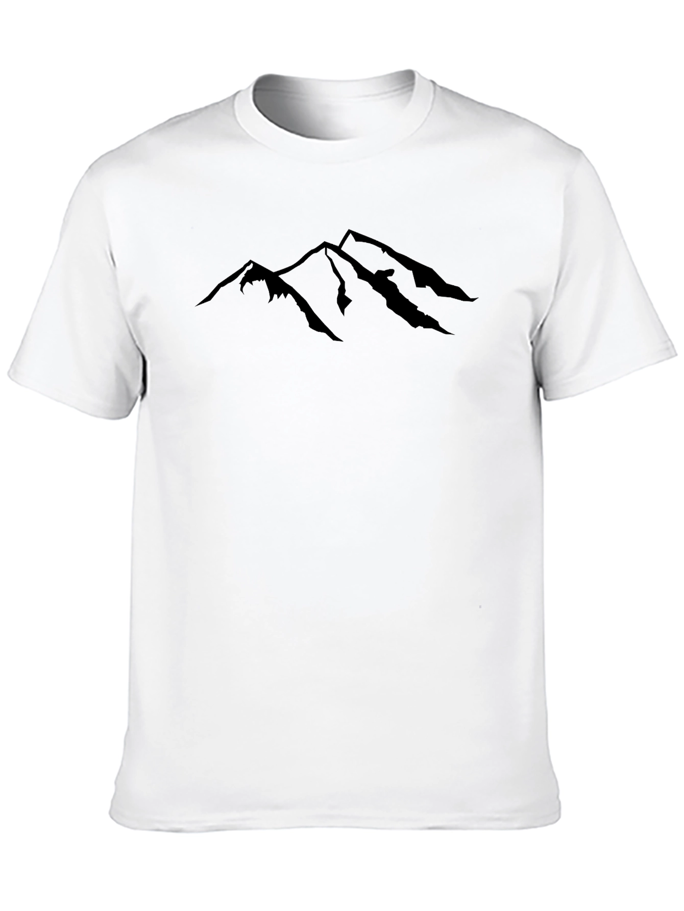 Mountain Peak Black Graphic Tee