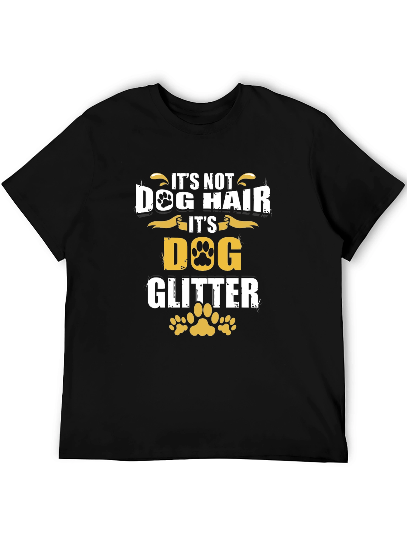 Dog Glitter Graphic T-Shirt