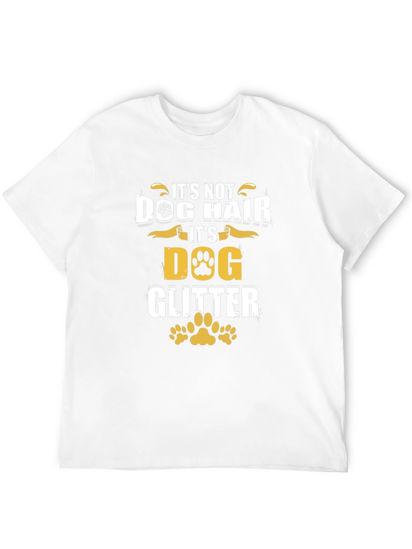 Dog Glitter Graphic T-Shirt