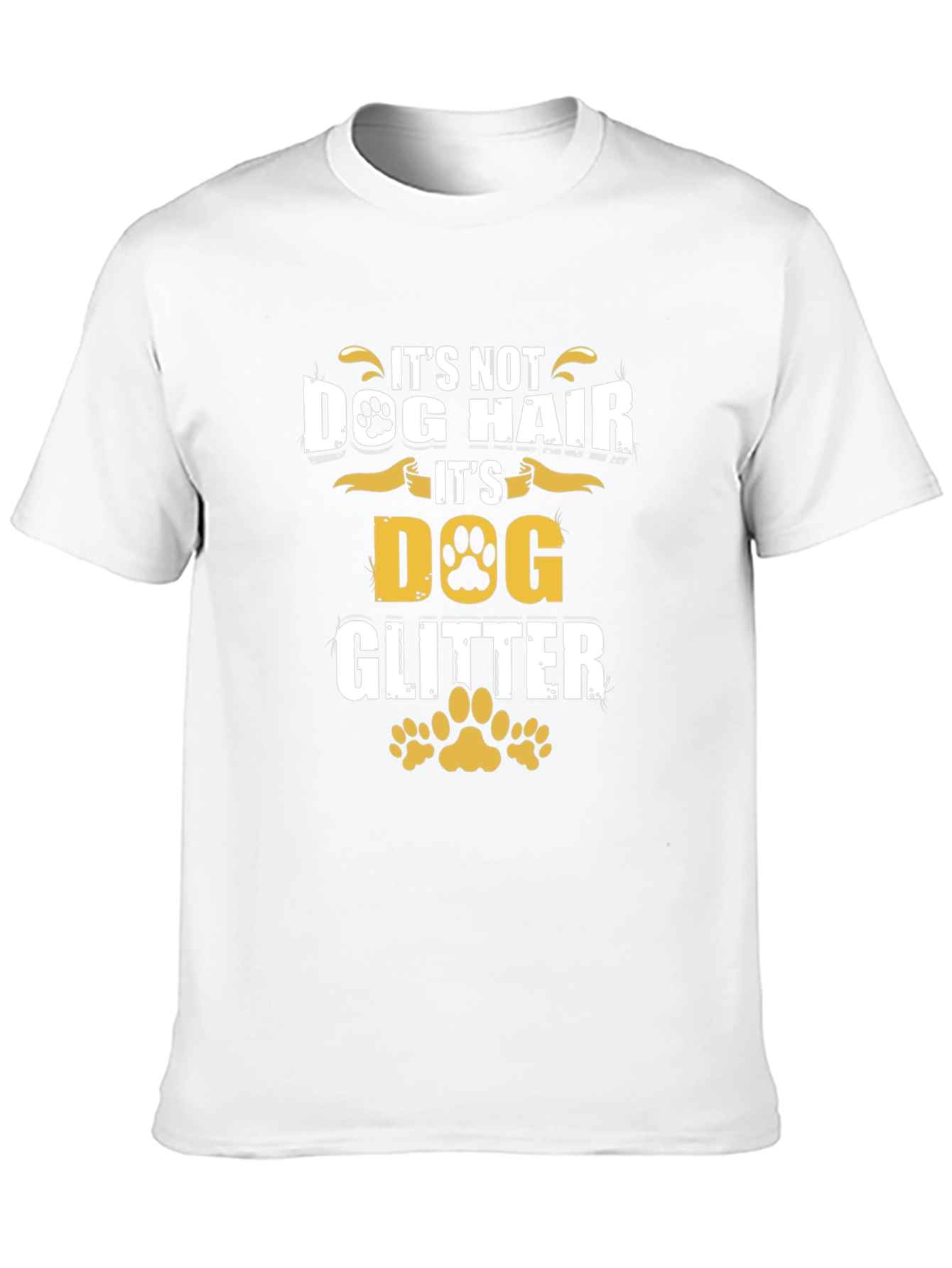 Dog Glitter Graphic T-Shirt