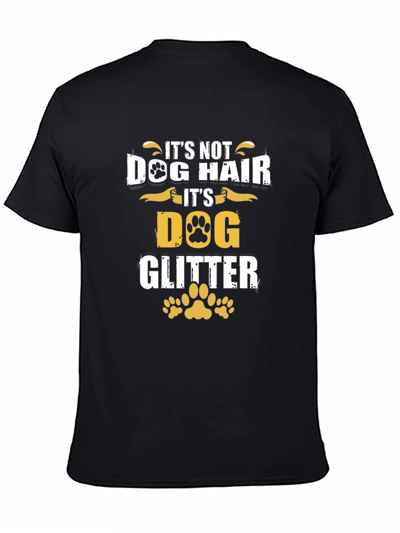 Dog Glitter Graphic T-Shirt