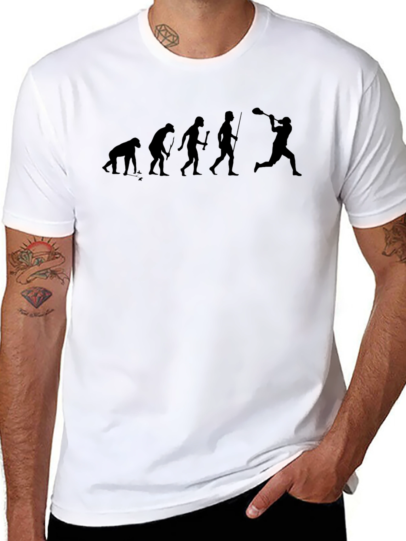Lacrosse Evolution Black T-Shirt
