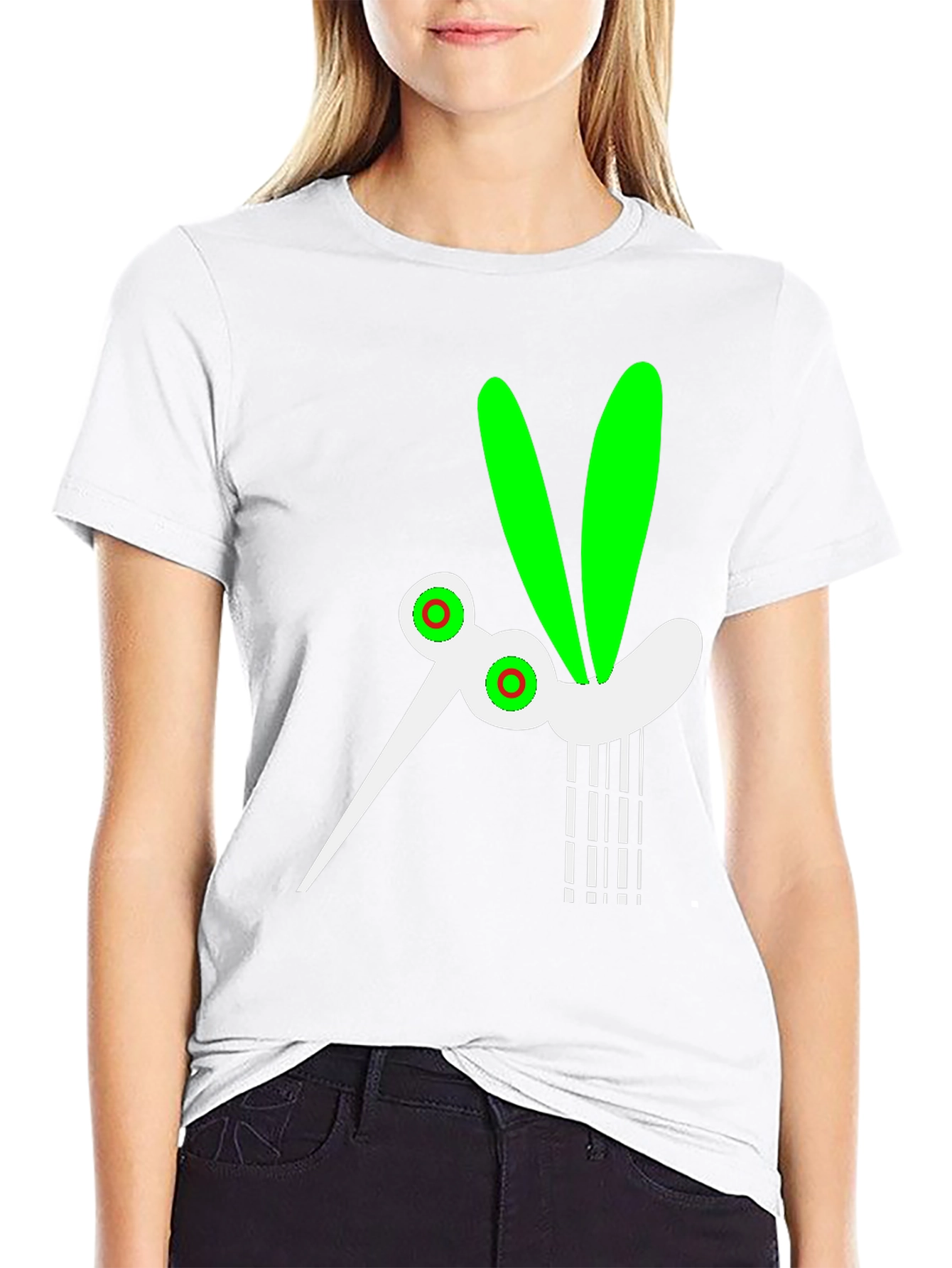 Funky Mosquito Graphic Tee - Black