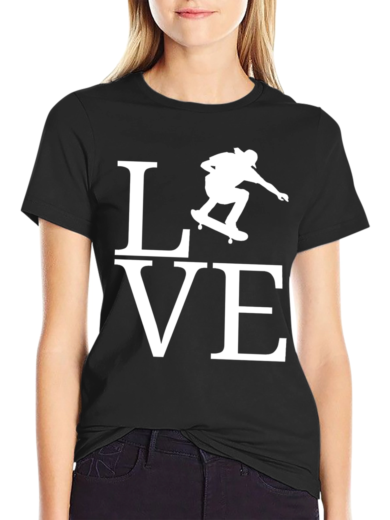 Skateboarding LOVE Graphic Tee