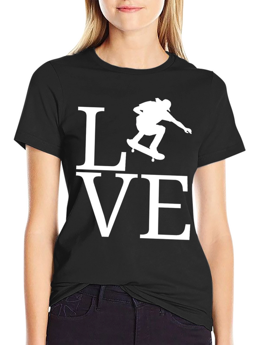 Skateboarding LOVE Graphic Tee