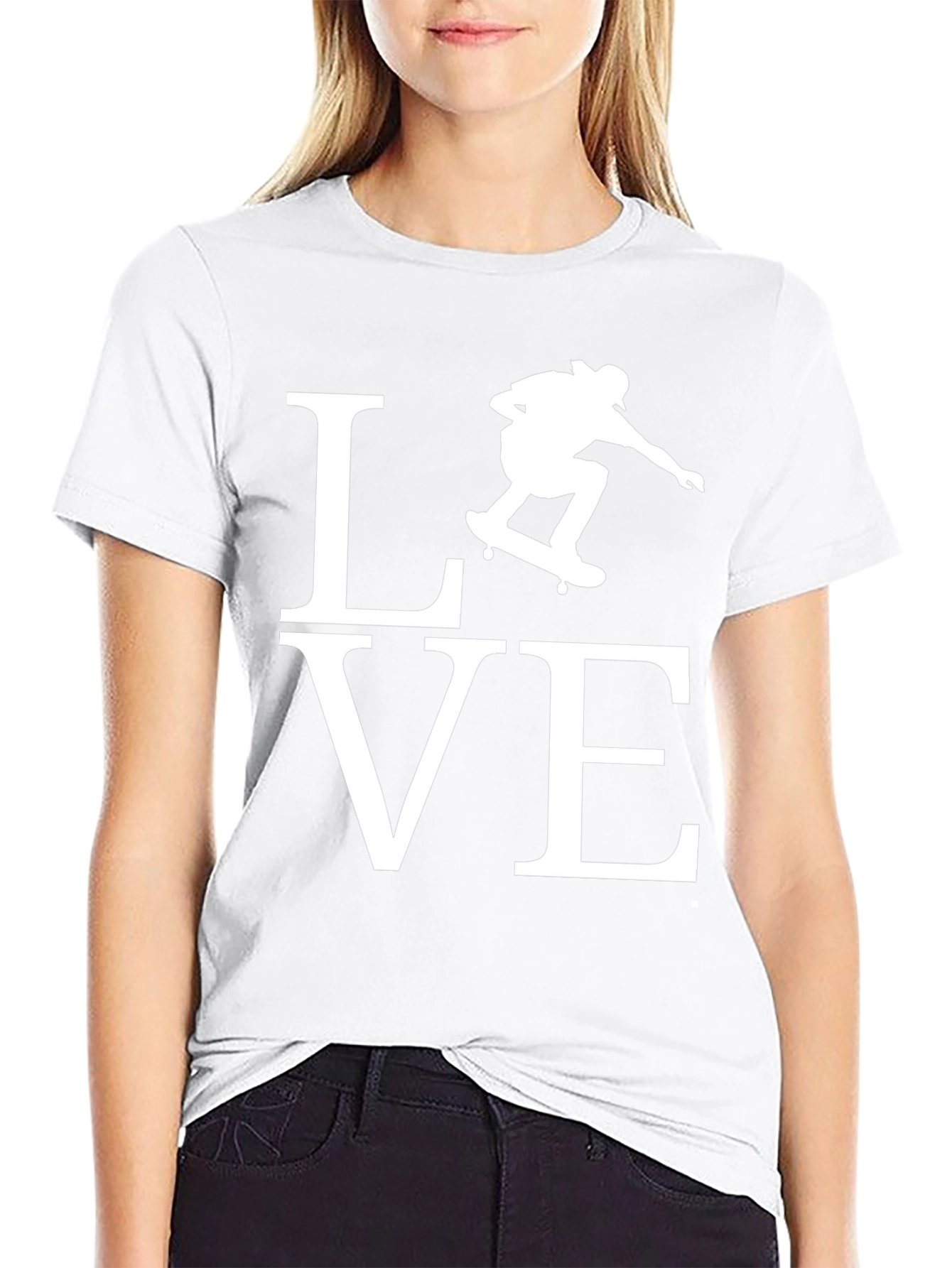 Skateboarding LOVE Graphic Tee